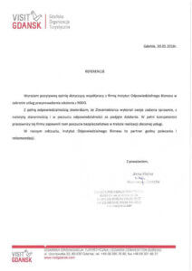 szkolenie rodo referencje visit gdanks